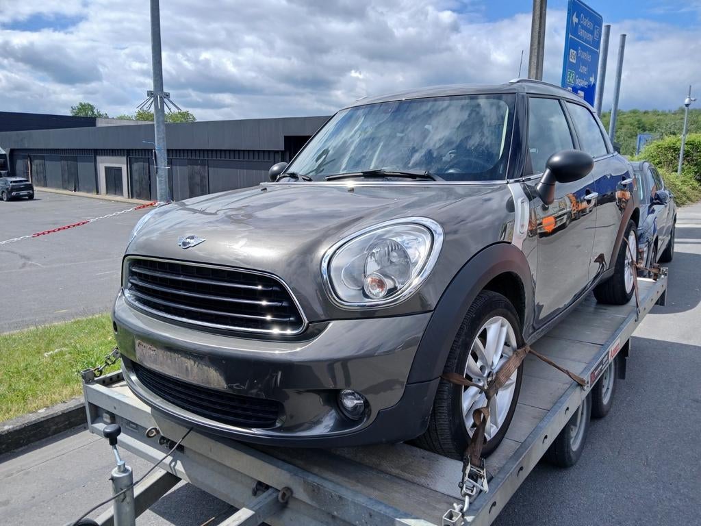 MINI COUNTRYMAN 1.6D MOTORDEFECT, Auto's, Voorwielaandrijving, Euro 5, Stof, Zwart