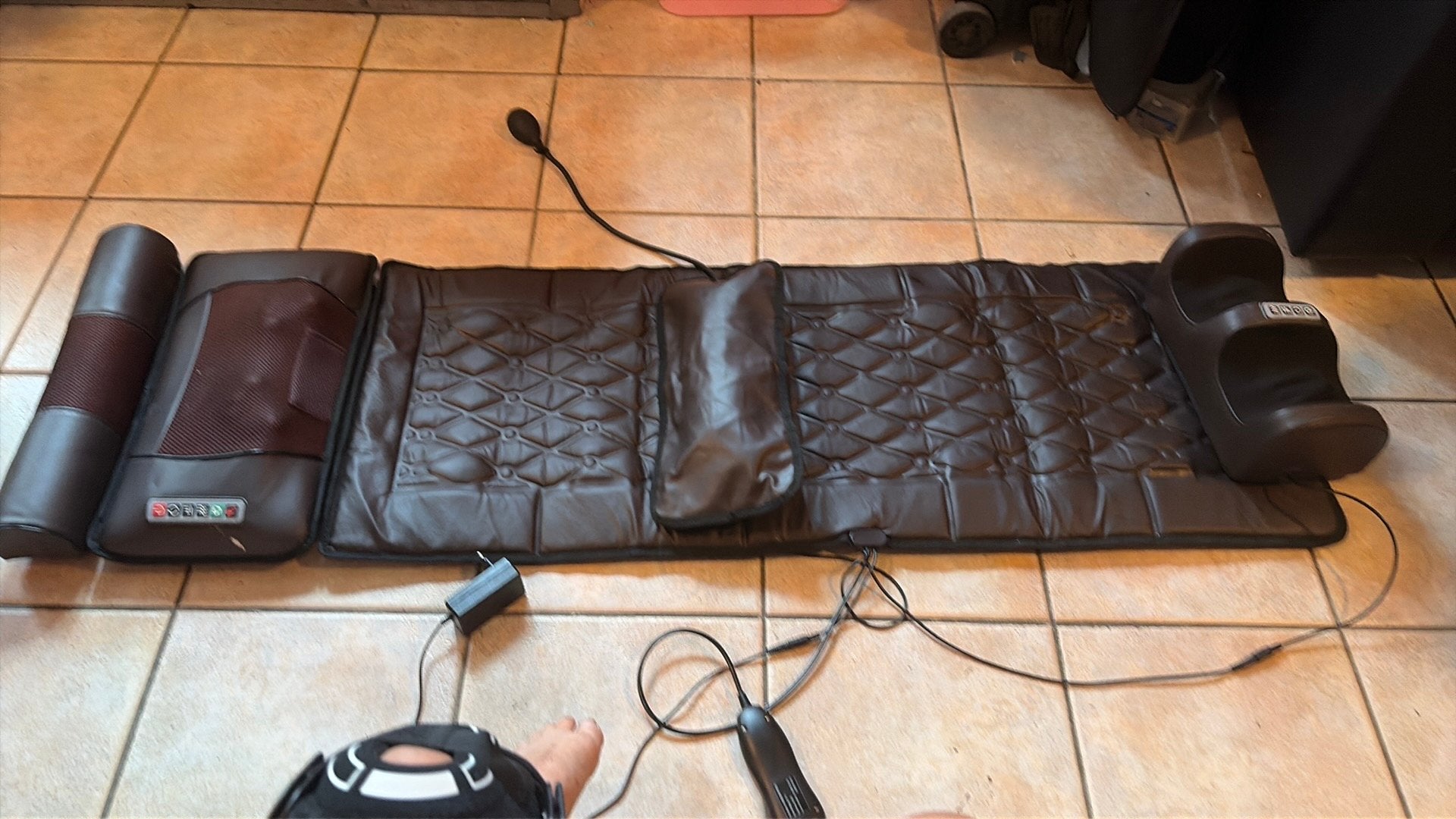 Elektrische massagematras, Sport en Fitness, Ophalen, Zo goed als nieuw