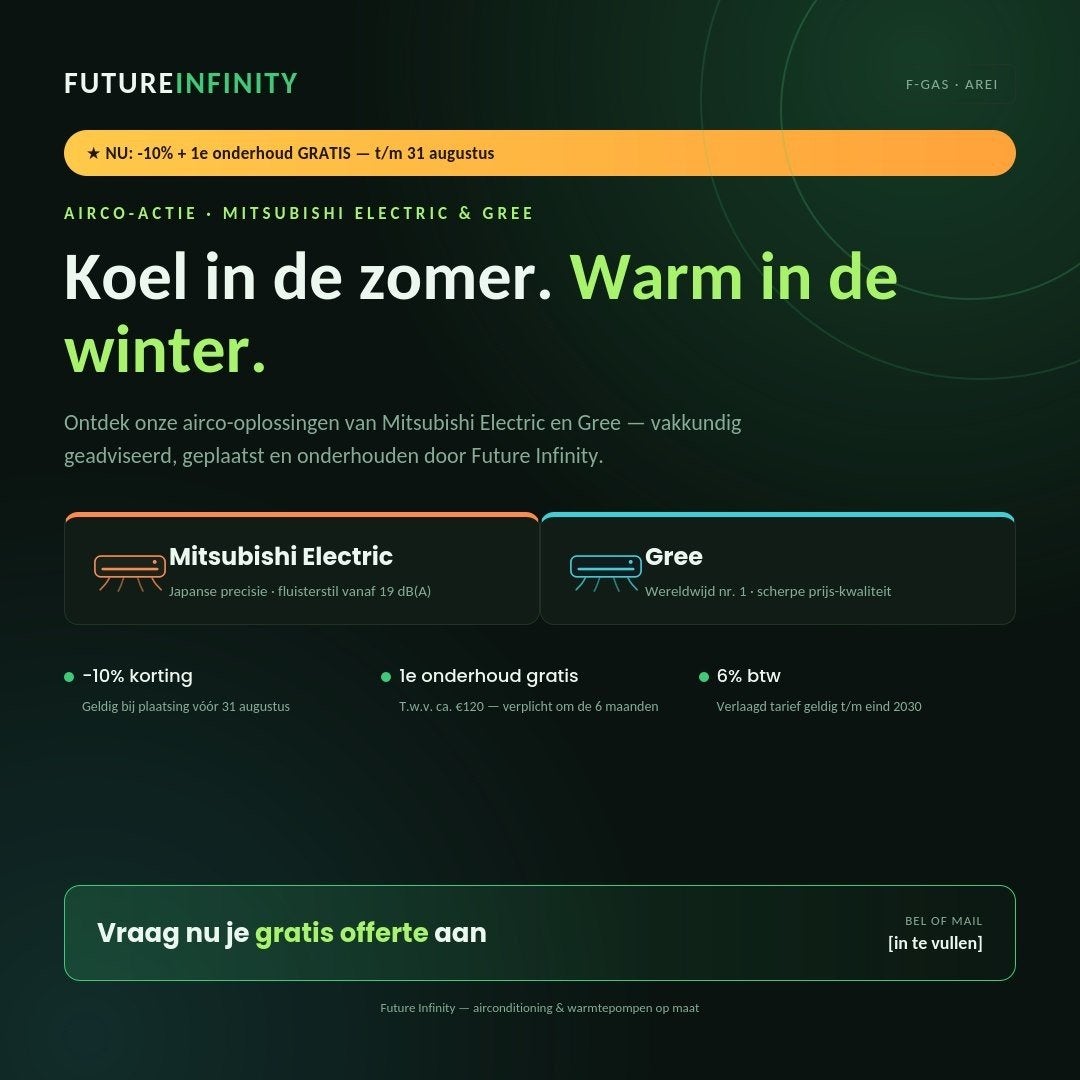 Plaatsing Airco + Onderhoud