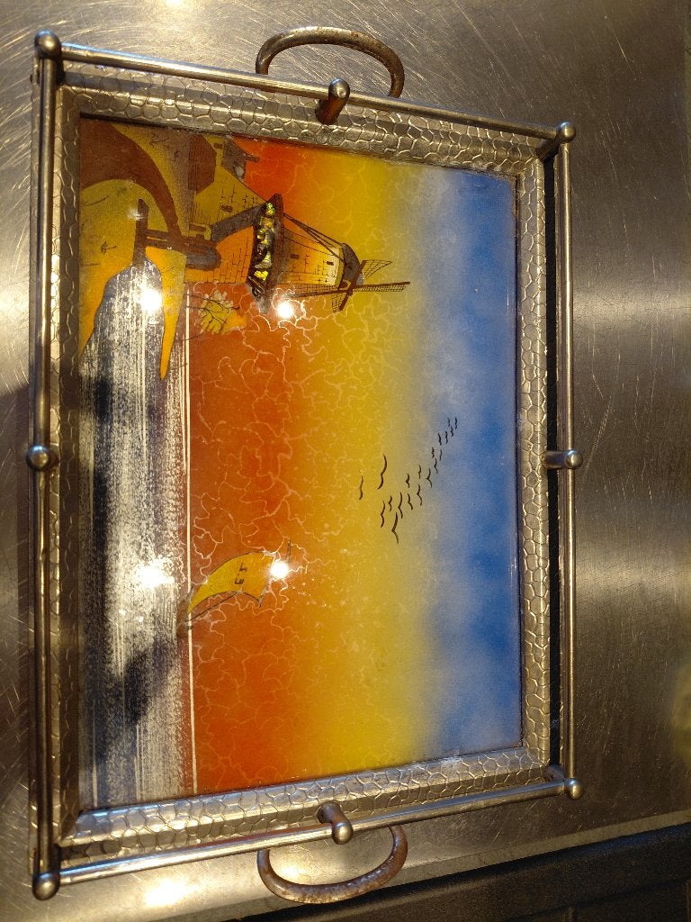 Plateau de service décoratif, Maison & Meubles, Cuisine | Vaisselle, Enlèvement, Plateau