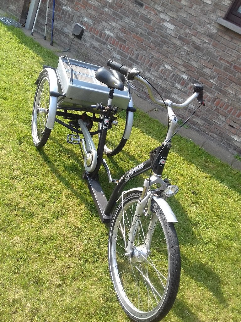 Zeer gemakkelijk toegankelijke en zeer stabiele driewieler, Ophalen, Gebruikt, Terugtraprem