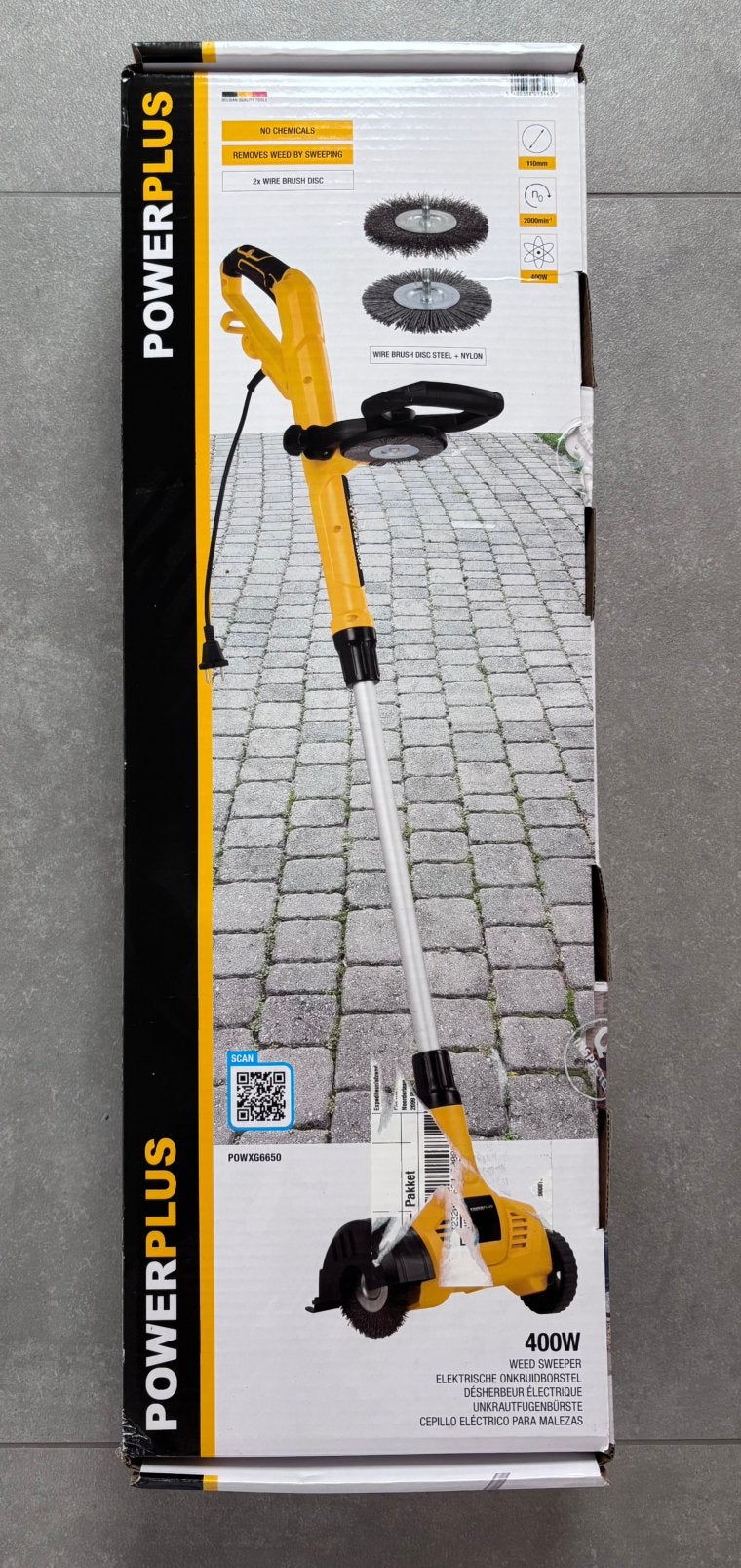 NIEUW! Onkruidborstel Powerplus POWXG6650, Tuin en Terras, Ophalen, Nieuw