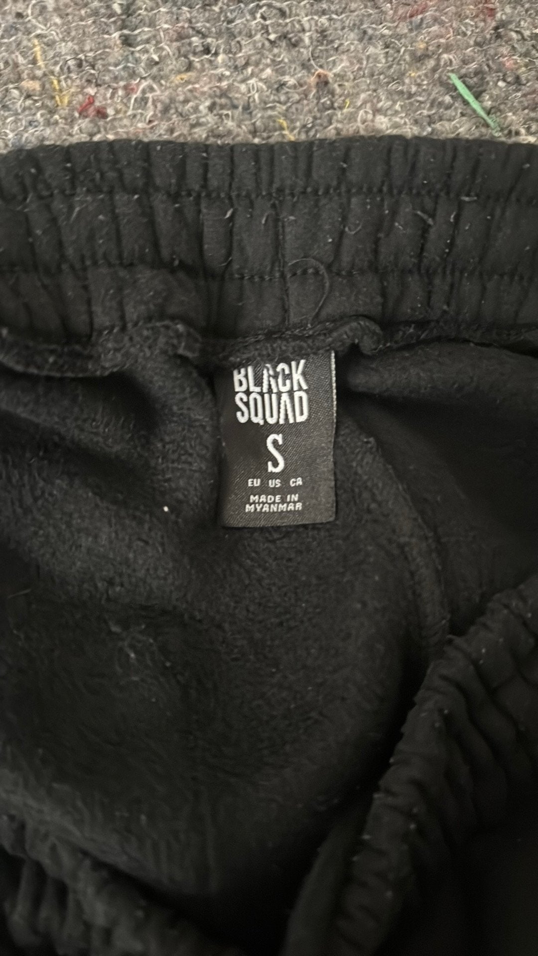 Pantalon de survêtement Squad noir, taille S, Enlèvement ou Envoi, Comme neuf, Taille 46 (S) ou plus petite, Noir