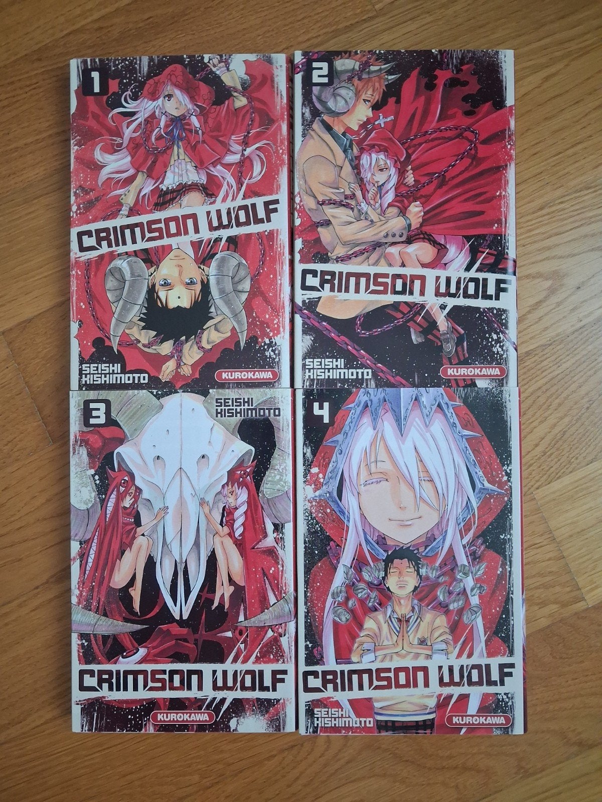 Mangas Crimson Wolf (Seishi Kishimoto), Livres, Seishi Kishimoto, Série complète ou Série, Comme neuf, Enlèvement