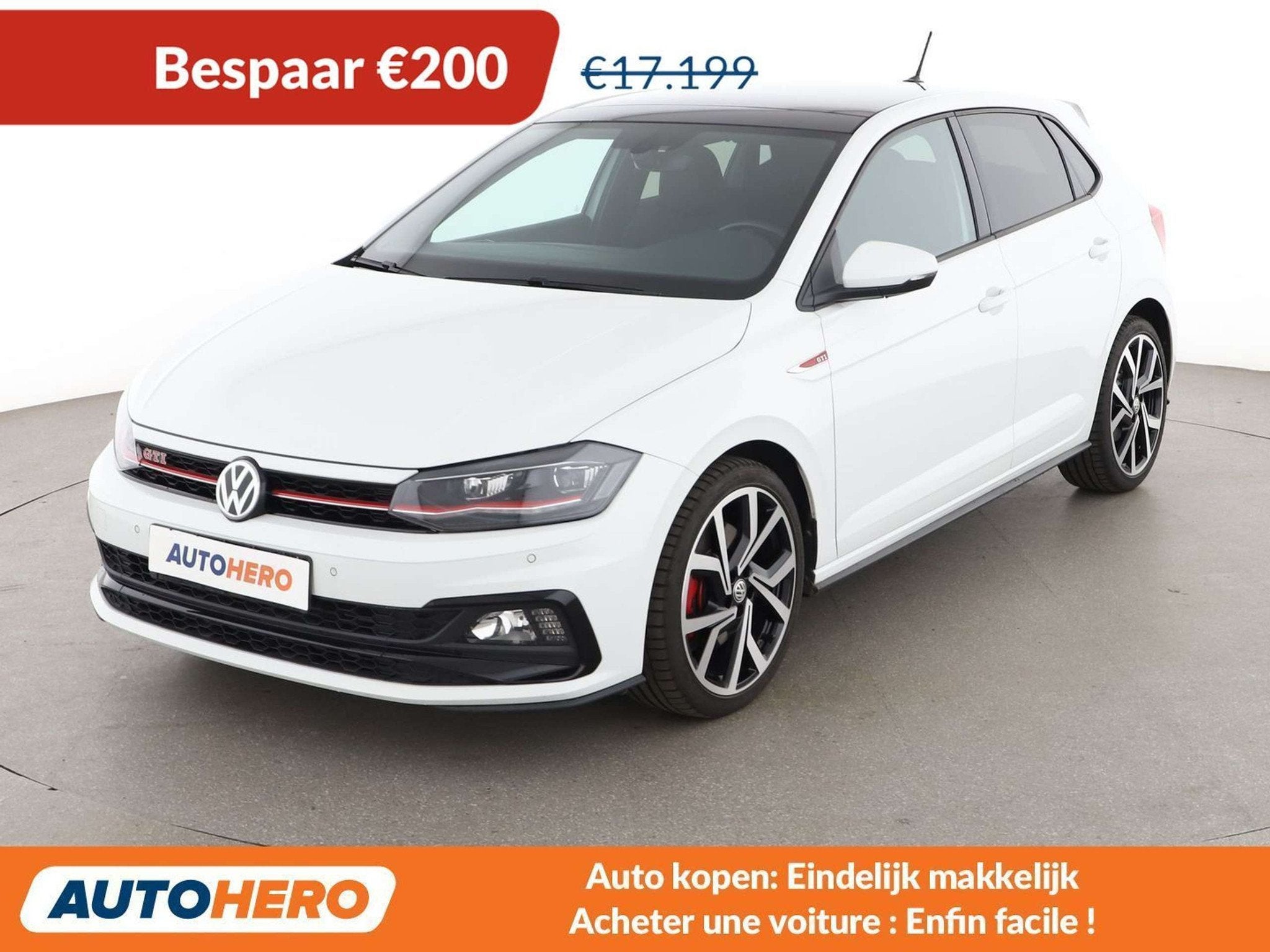 Volkswagen Polo 2.0 TSI GTI (année de construction 2019), Autos, 1355 kg, Anti démarrage, Achat, Euro 6