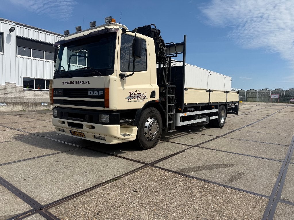 Mooie Daf AE75RC Kraanwagen, Auto's, Euro 2, Overige kleuren, Bedrijf, Grijs