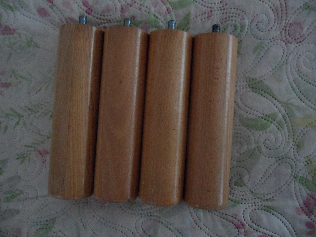 4 PIEDS DE 20 CM POUR SOMMIER, Maison & Meubles, Enlèvement, Comme neuf, Sommier