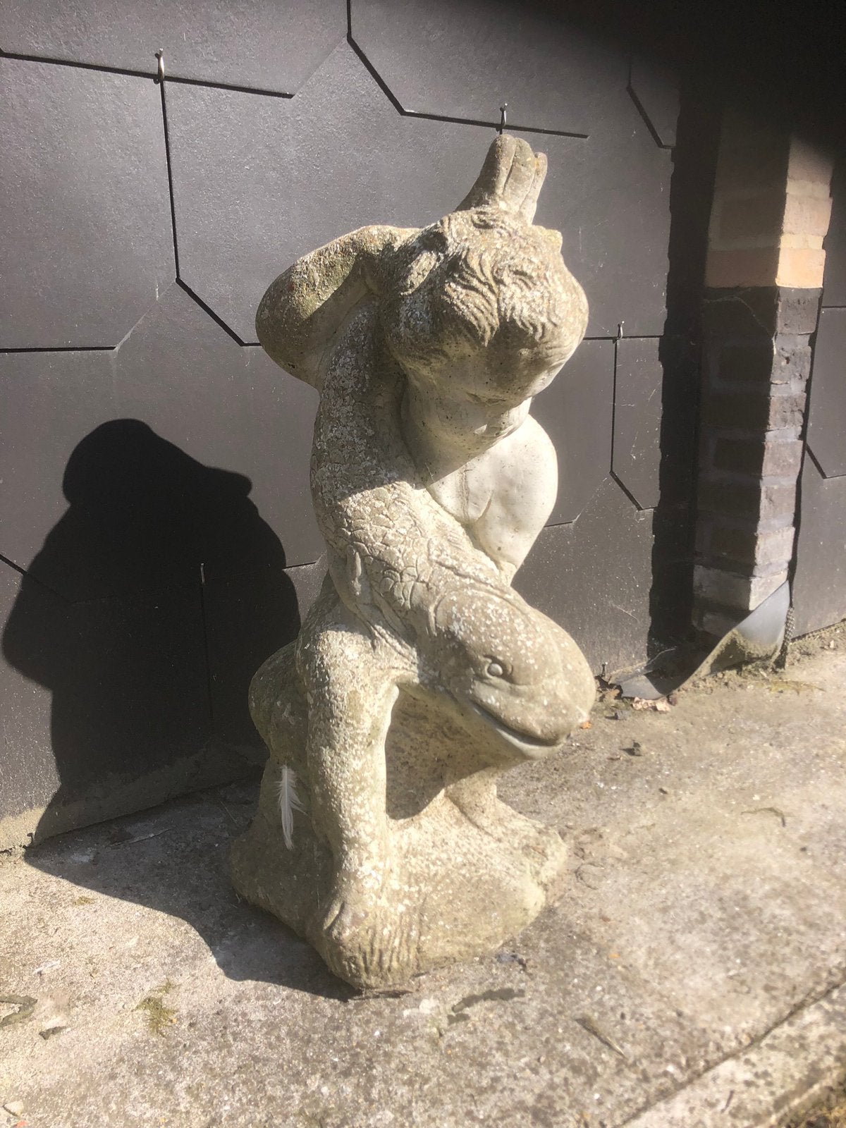 Een sierbeeld fontein, Tuin en Terras, Ophalen, Zo goed als nieuw