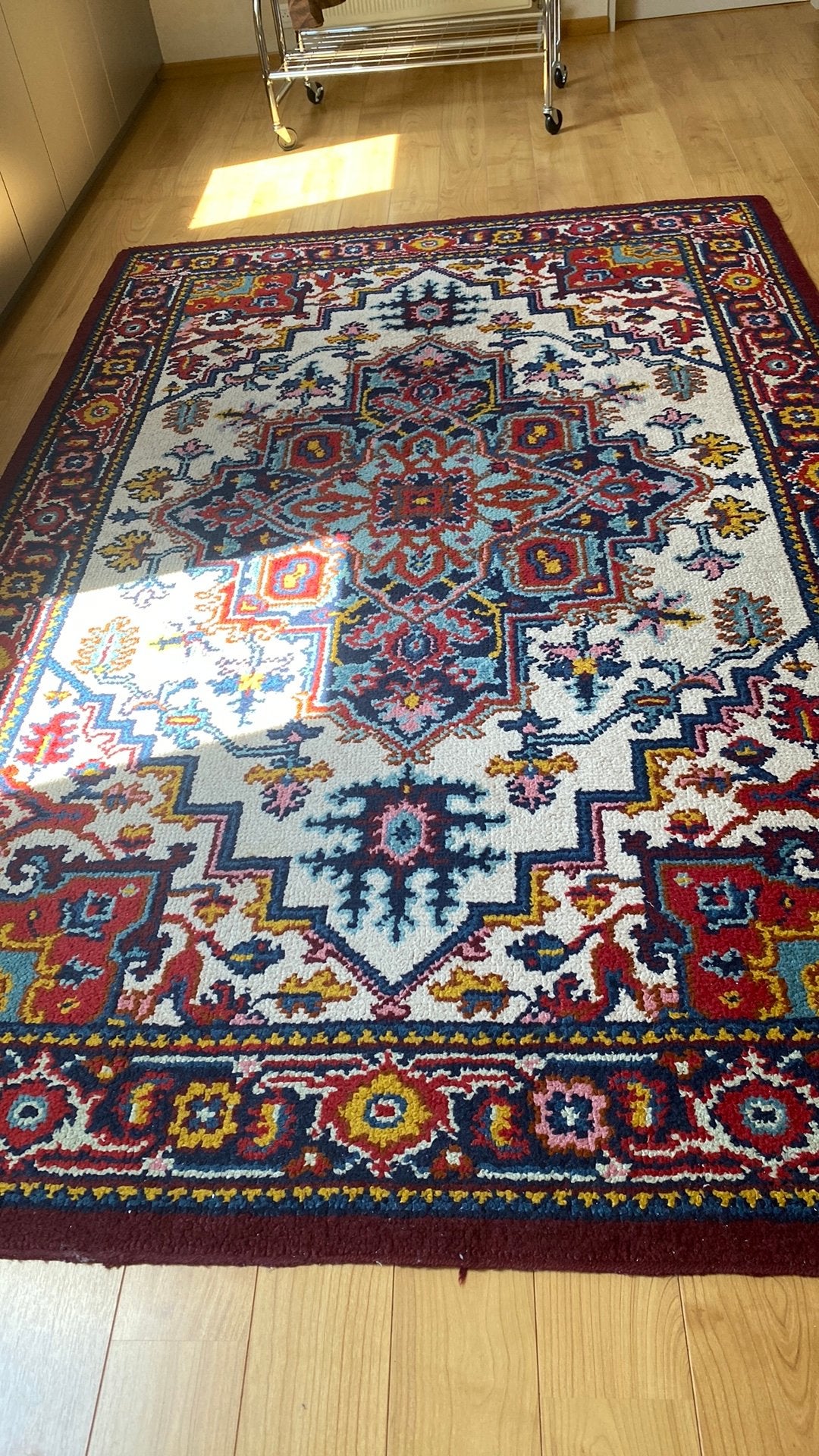 Smyrna tapijt wol 2meter op 3 meter, Huis en Inrichting, Stoffering | Tapijten en Vloerkleden, Ophalen, Gebruikt, Klassiek, 150 tot 200 cm