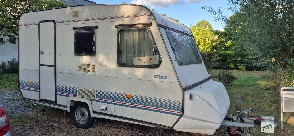 Caravan Adria Optima 400TD met mover, Voortentlamp, Rondzit, 750 - 1000 kg, Particulier