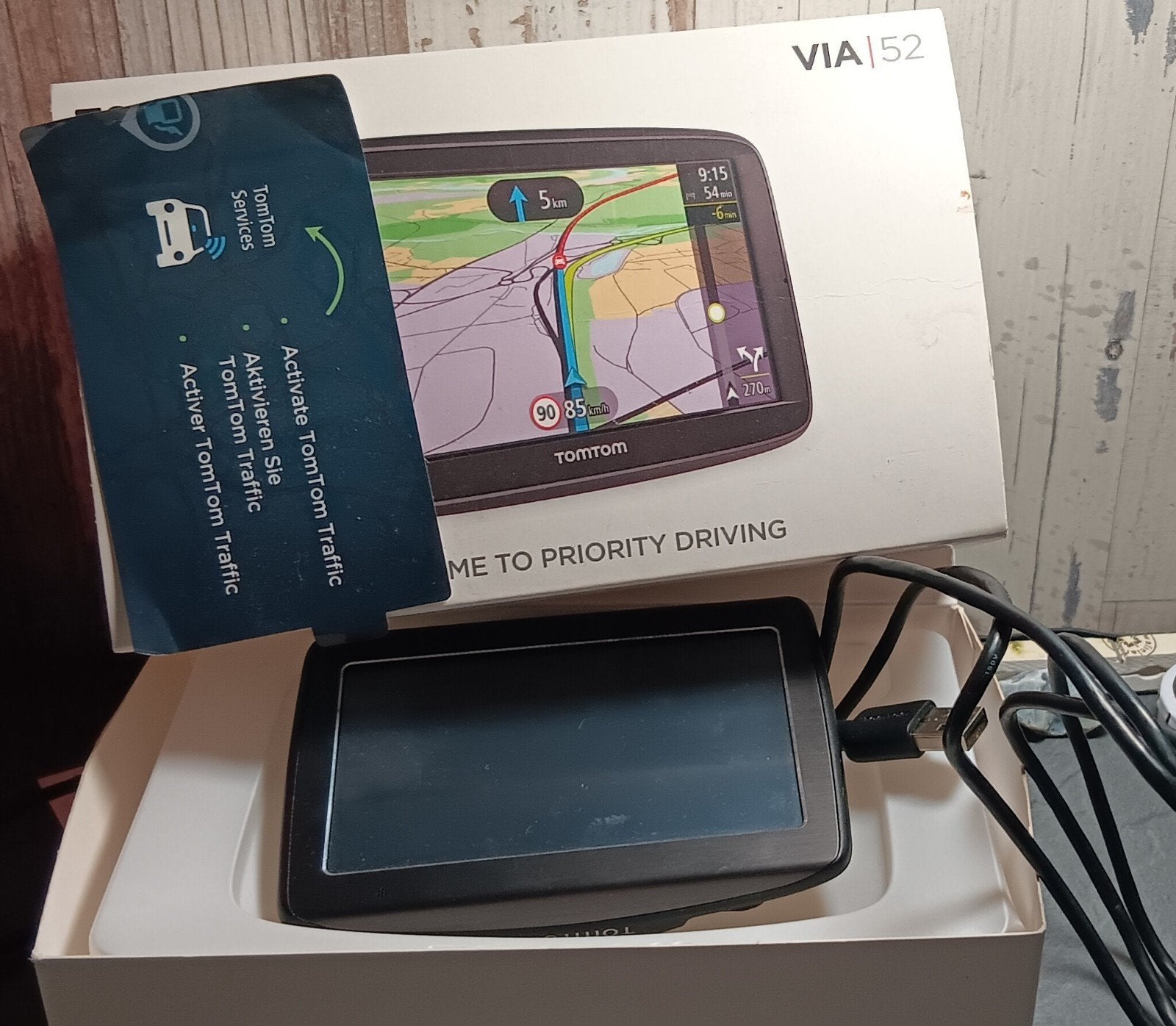 TOMTOM gps VIA/52, Auto diversen, Autonavigatie, Ophalen of Verzenden