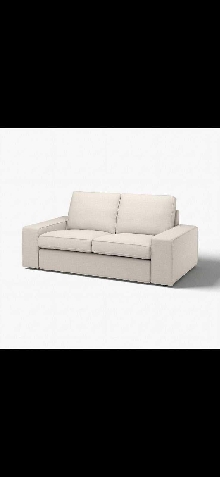 Kivik Ikea, Ophalen, Gebruikt, Beige, 190 cm of minder
