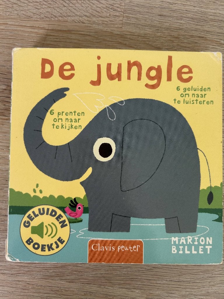 Boek 'De jungle' met dierengeluiden, Boeken, Ophalen, Gelezen, Marion Billet