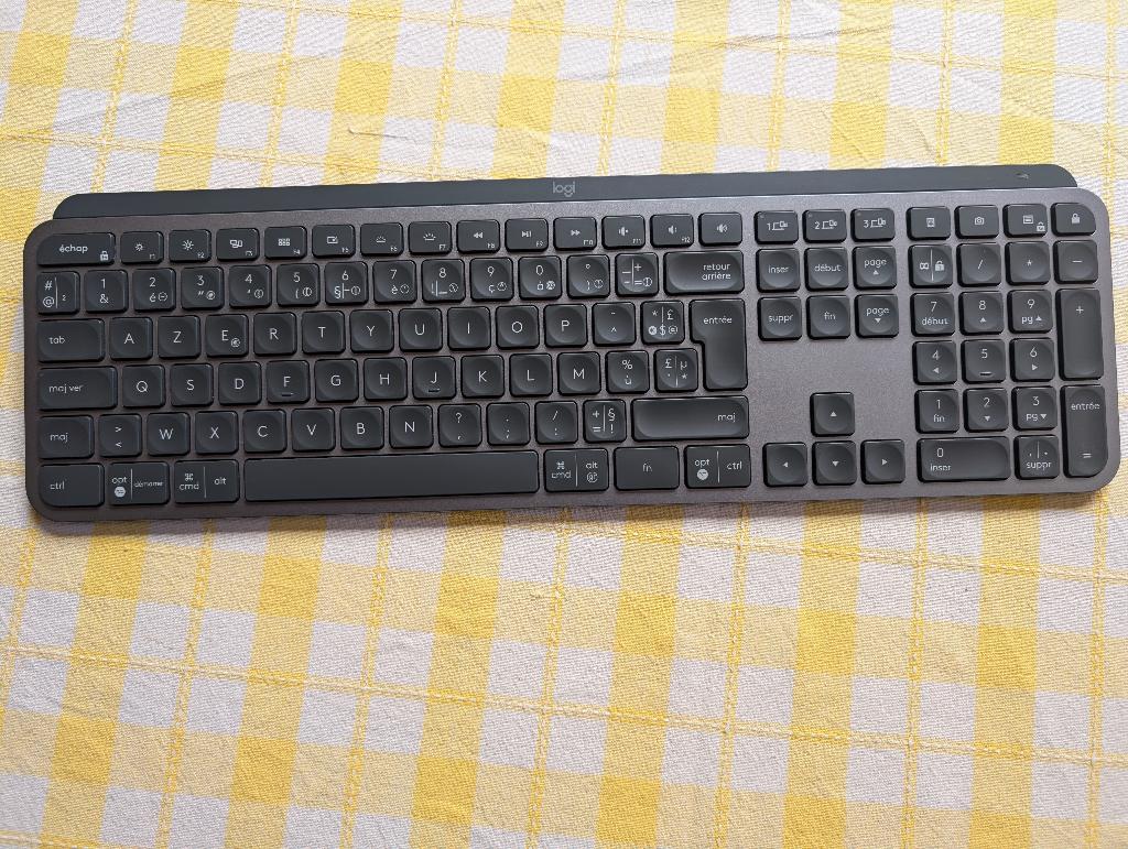 Clavier Logitech MX Keys – État comme neuf (AZERTY BE), Enlèvement ou Envoi, Logitech, Azerty, Comme neuf