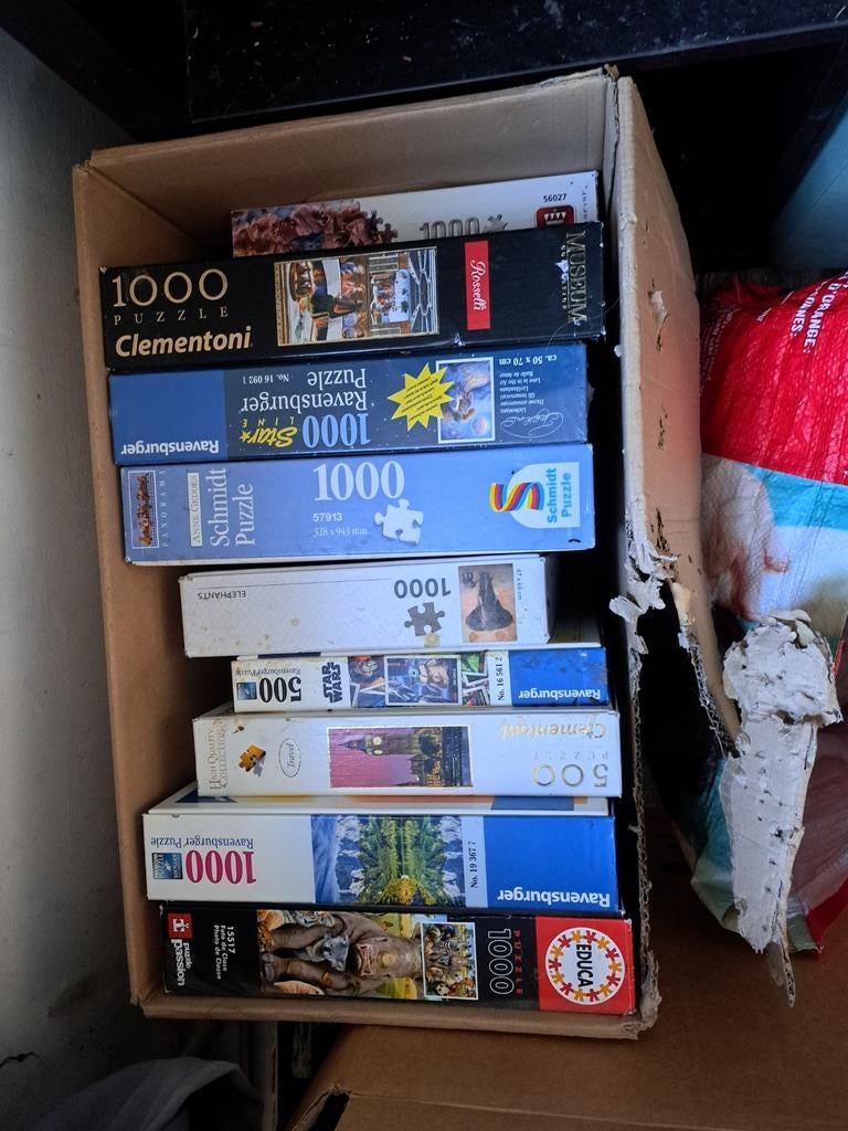 Puzzels, Ophalen of Verzenden, 500 t/m 1500 stukjes, Gebruikt, Legpuzzel