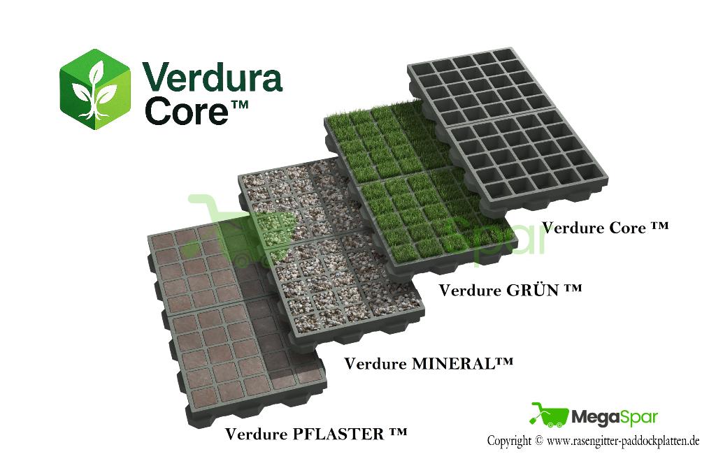 Grastegels & Grasmatten en Bodembescherming Verdura Core, Pâturage