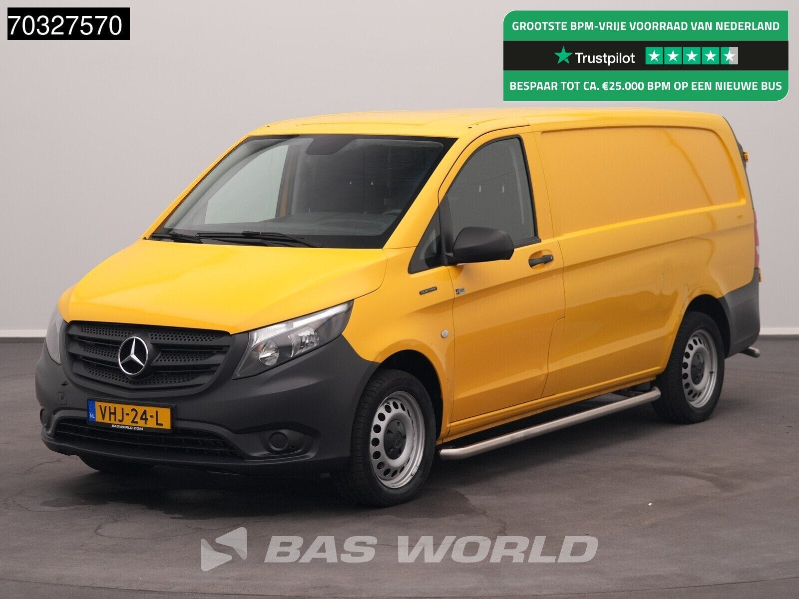 Mercedes eVito Elektrisch 41kWh 150km WLTP Airco Camera APK, Autos, Achat, Entreprise, 116 ch, Cruise Control