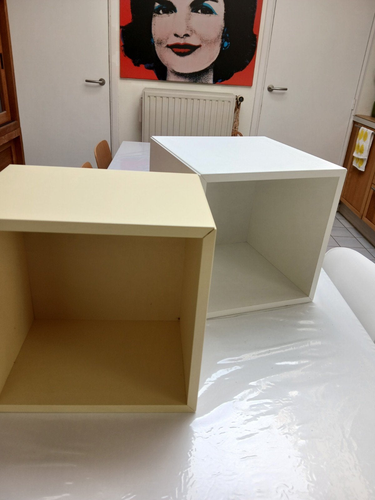 Eket kubus kastjes(2soorten) Ikea, Huis en Inrichting, Ophalen