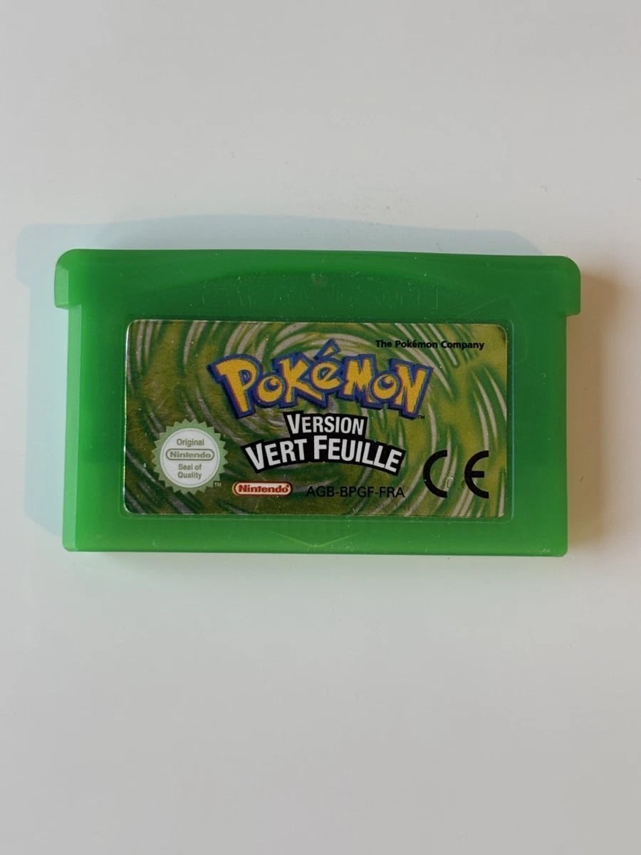 Game Pokémon Leaf Green versie Game Boy Advance Authentic, Ophalen of Verzenden, Zo goed als nieuw