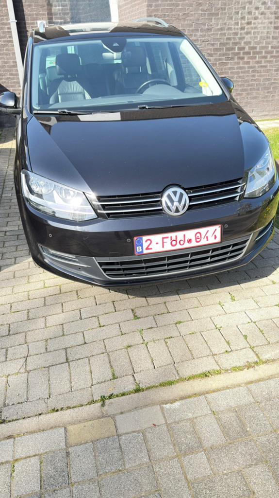 OPTION COMPLÈTE POUR VW SHARAN 2.0 TDI DSG HIGHLINE, Cuir, Achat, 7 places, Noir