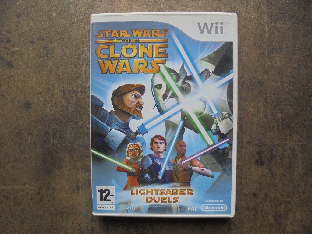 Star Wars The Clone Wars Lightsaber Duels vr Wii (ziefoto's), Enlèvement ou Envoi, 1 joueur, À partir de 12 ans, Aventure et Action