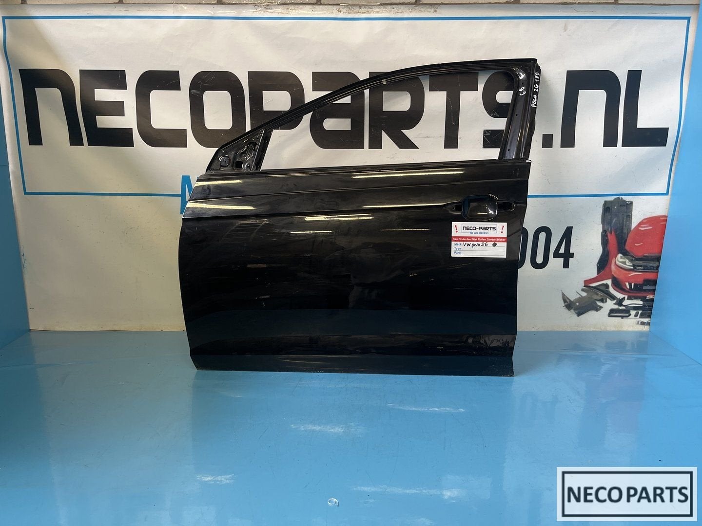 VW POLO 2G VOOR DEUR PORTIER ORIGINEEL ALLES LEVERBAAR!!, Gebruikt, -, Volkswagen, -