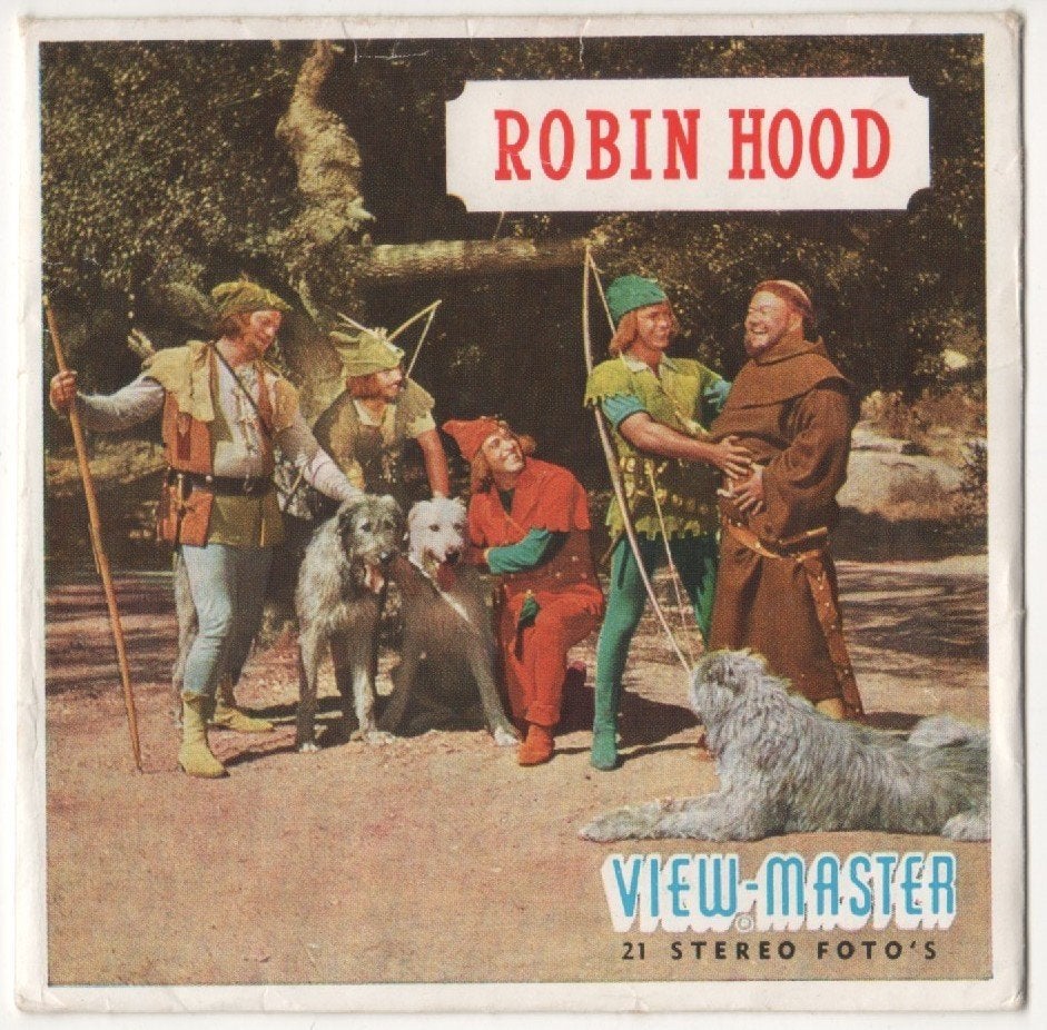 View-master Robin des bois B 378 Livret en neerlandais, Enlèvement ou Envoi