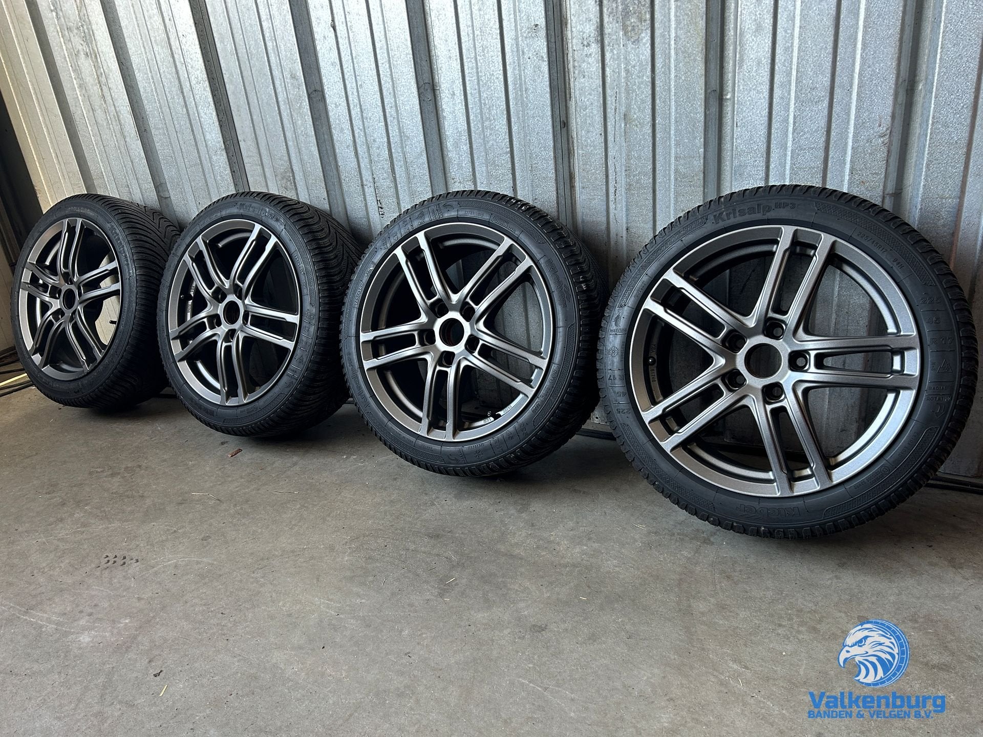 6mm! Audi A3 VAG VW Golf Caddy Leon 17 inch antraciete velge, Pneus et Jantes, Pneus hiver, Véhicule de tourisme, -
