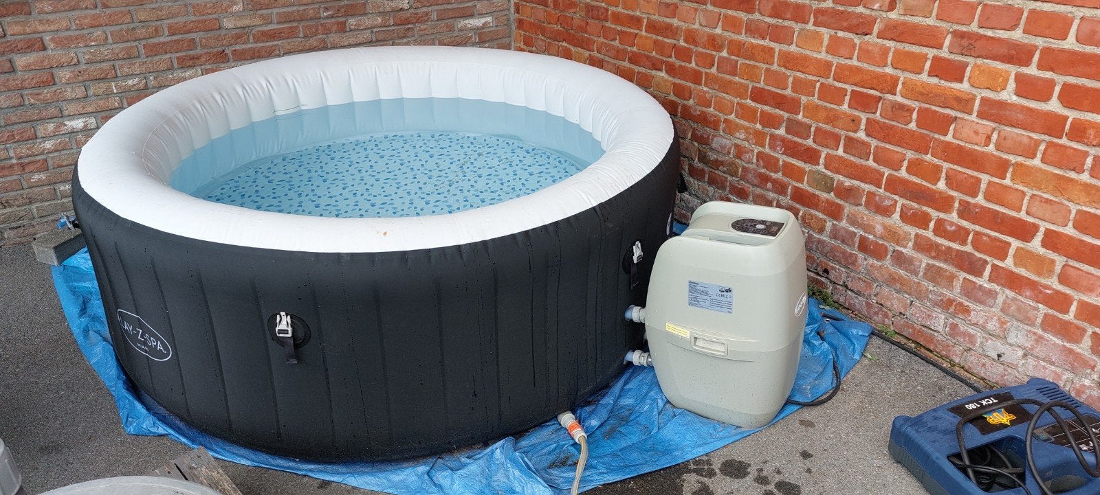 Lazy spa Miami, Tuin en Terras, Bubbelbaden en Hottubs, Filter, Pomp, Ophalen