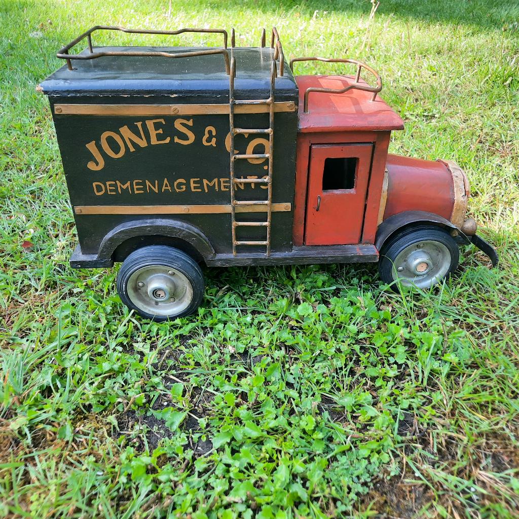 Decoratieve/vintage/retro houten vrachtwagen, Ophalen, Hout, Meerkleurig, Gebruikt