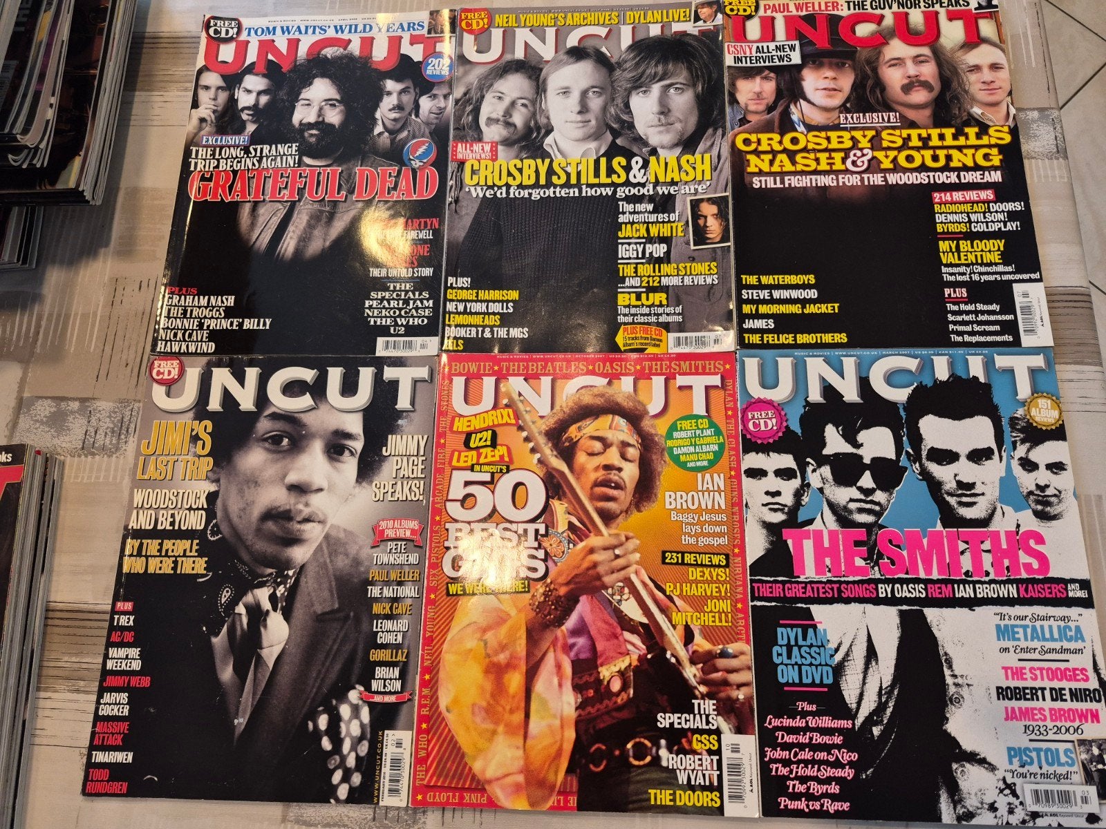 Uncut muziek magazines, Ophalen of Verzenden