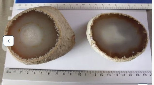 mooie wateragaten of hydrolieten 2 vr 14 !, Verzamelen, Ophalen of Verzenden