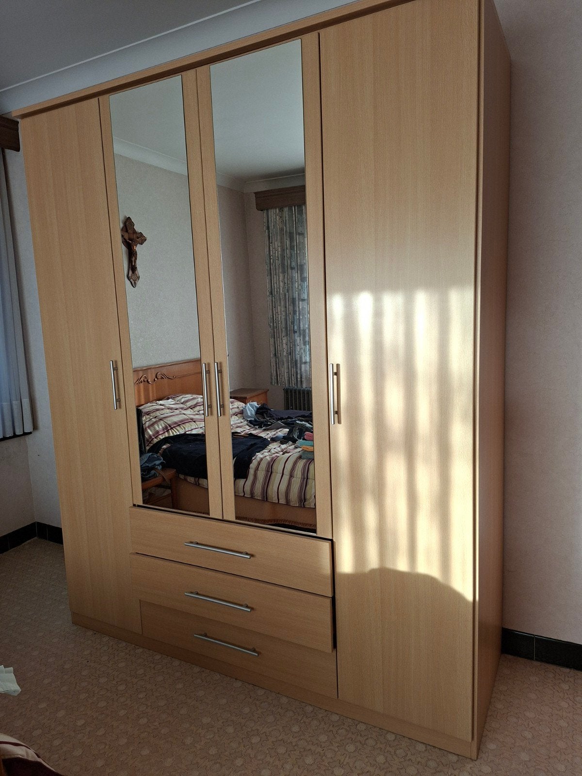 Kleerkast met spiegel, Huis en Inrichting, Ophalen
