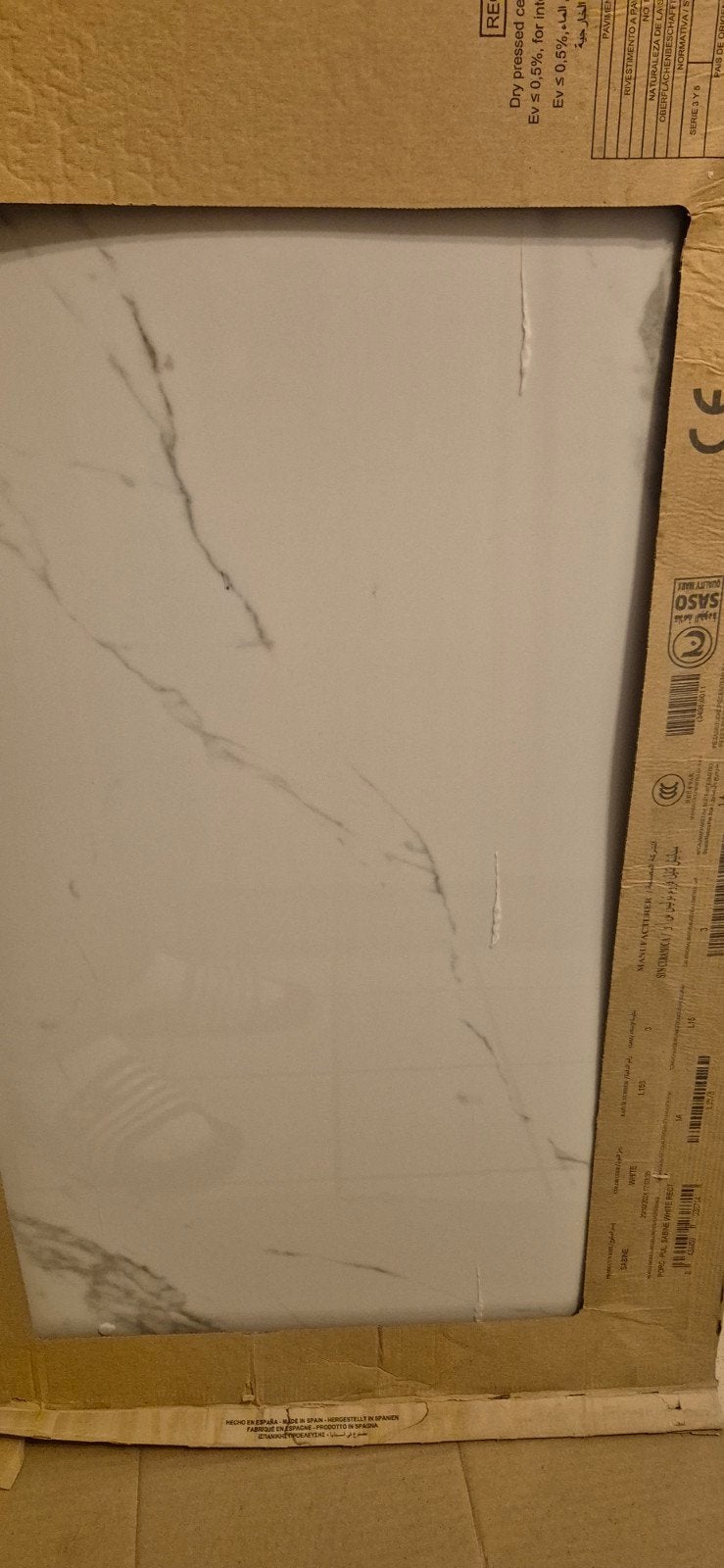 Tegel 60x120cm., Doe-het-zelf en Bouw, Tegels, Ophalen