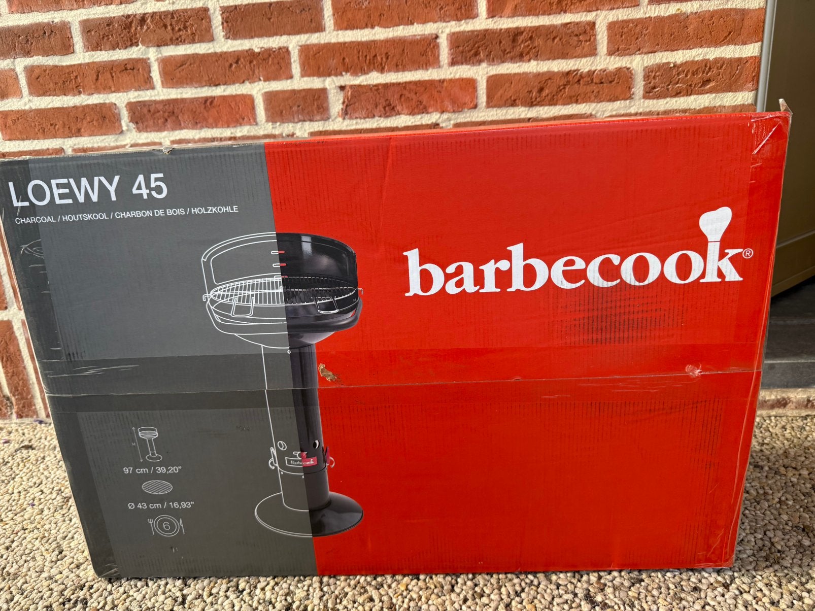 Bbq barbecook Loewy 45, Tuin en Terras, Houtskoolbarbecues, Ophalen, Nieuw