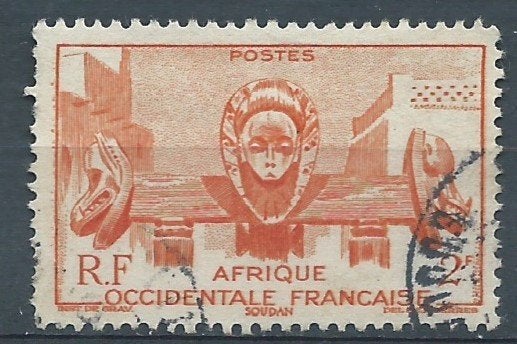FRANSE WEST-AFRIKA, Ophalen of Verzenden, Overige landen, Gestempeld