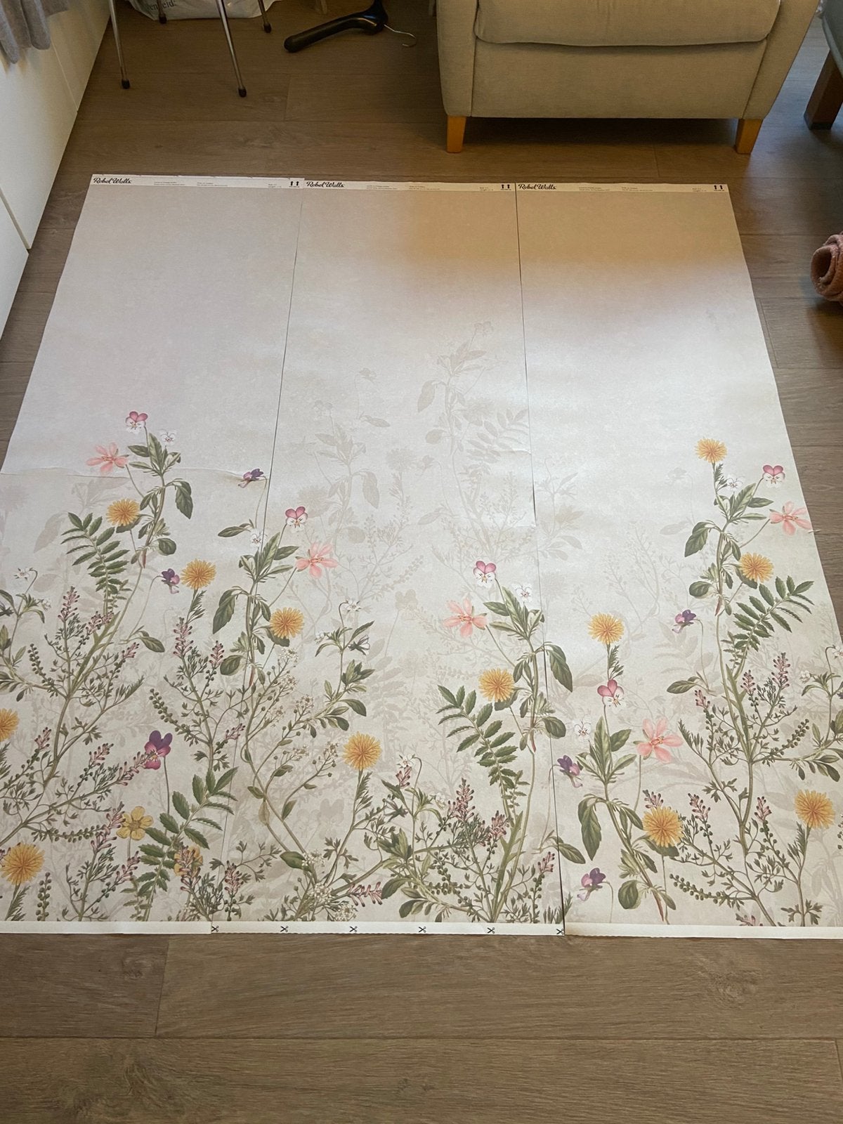Rebel Wall behangpapier, Ophalen, Bloemen, Meerkleurig, Rebel Walls