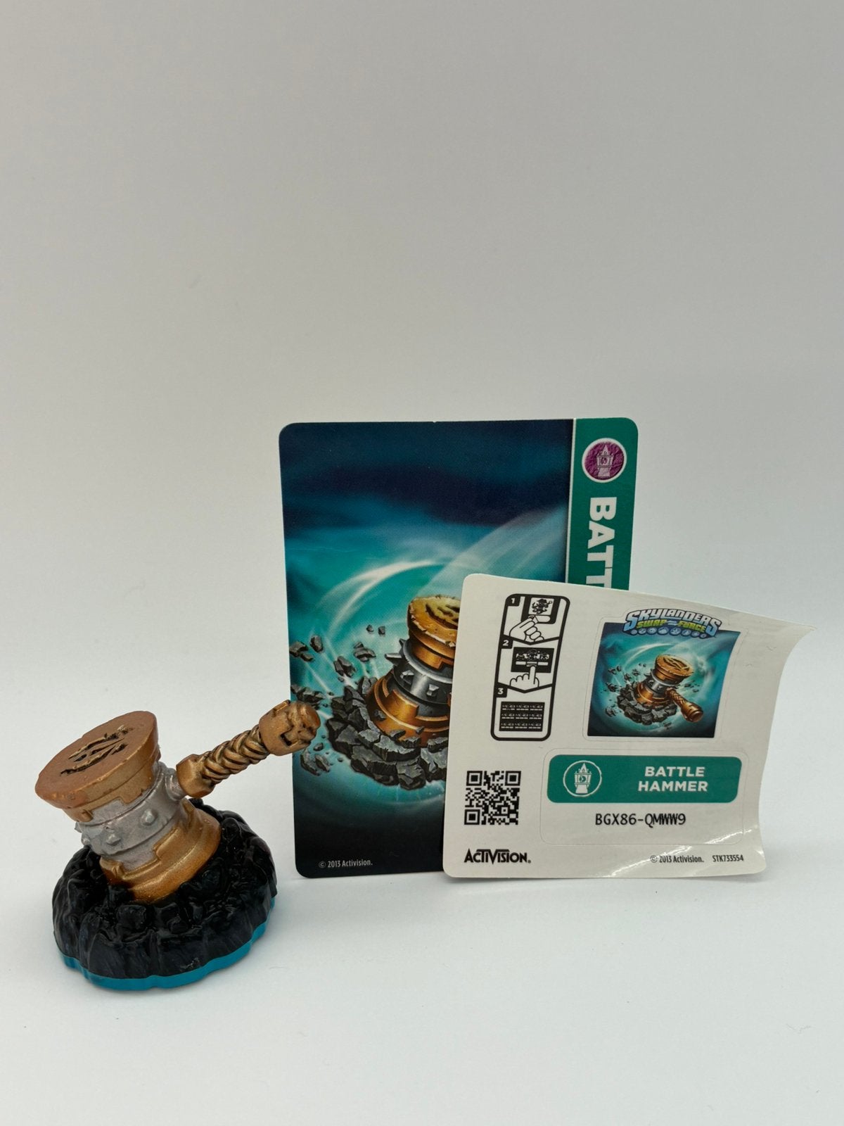Skylanders Swap Force Battle Hammer met sticker en kaartje, Games en Spelcomputers, Verzenden, Zo goed als nieuw
