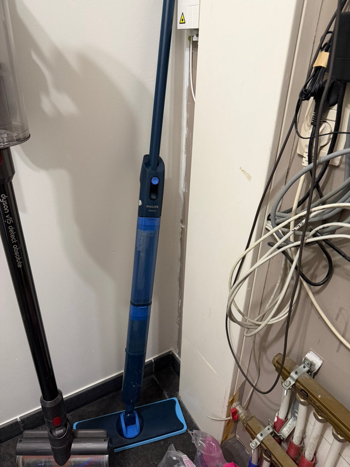 Elektrische dweil (vloermop) philips, Elektronische apparatuur, Ophalen, Zo goed als nieuw, Philips