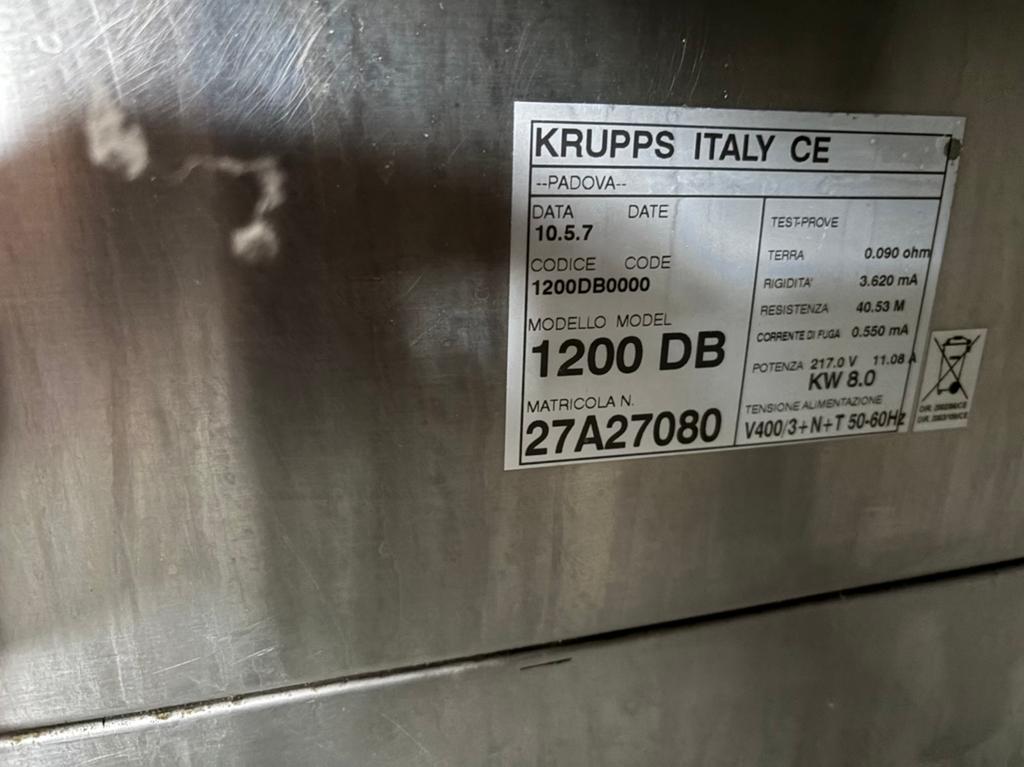 Professioneel afwasmachine, Ophalen, Gebruikt