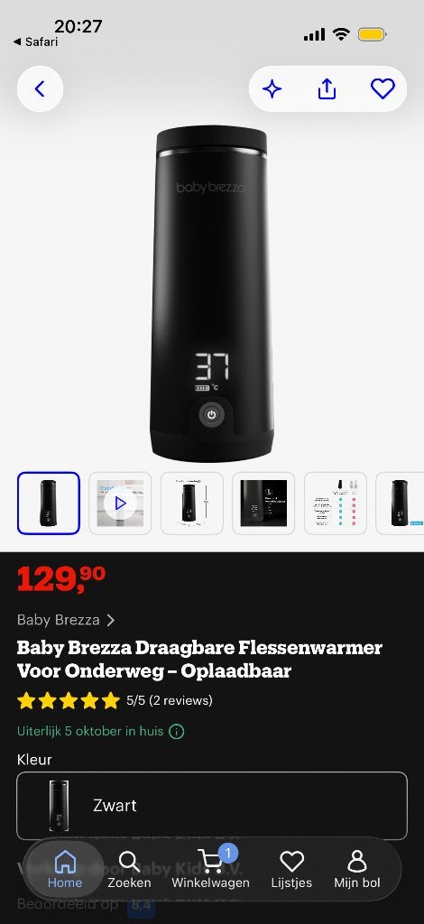 Baby brezza flessenverwarmer, Enfants & Bébés, Enlèvement, Neuf, Chauffe-biberons et petits pots, Baby Brezza