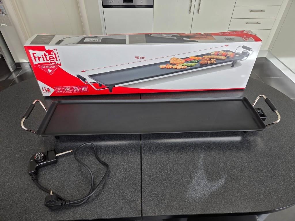 Grill en Teppanyaki plaat Fritel TY1897 90 cm, Ophalen, Gebruikt, Tafelgrill