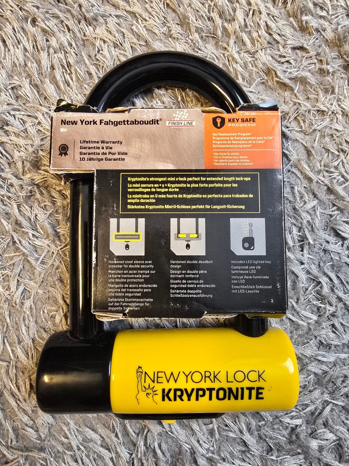 LOT 6 fietssloten: Kryptonite New York + ABUS (NIEUW), Envoi
