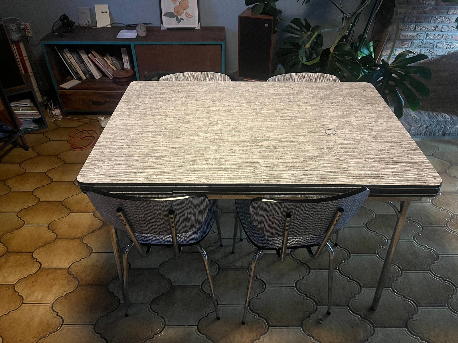 Formica tafel, Ophalen, Gebruikt, 50 tot 100 cm, 150 tot 200 cm