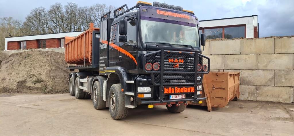 MAN TGA 8X4 containersysteem, Auto's, Vrachtwagens, Te koop