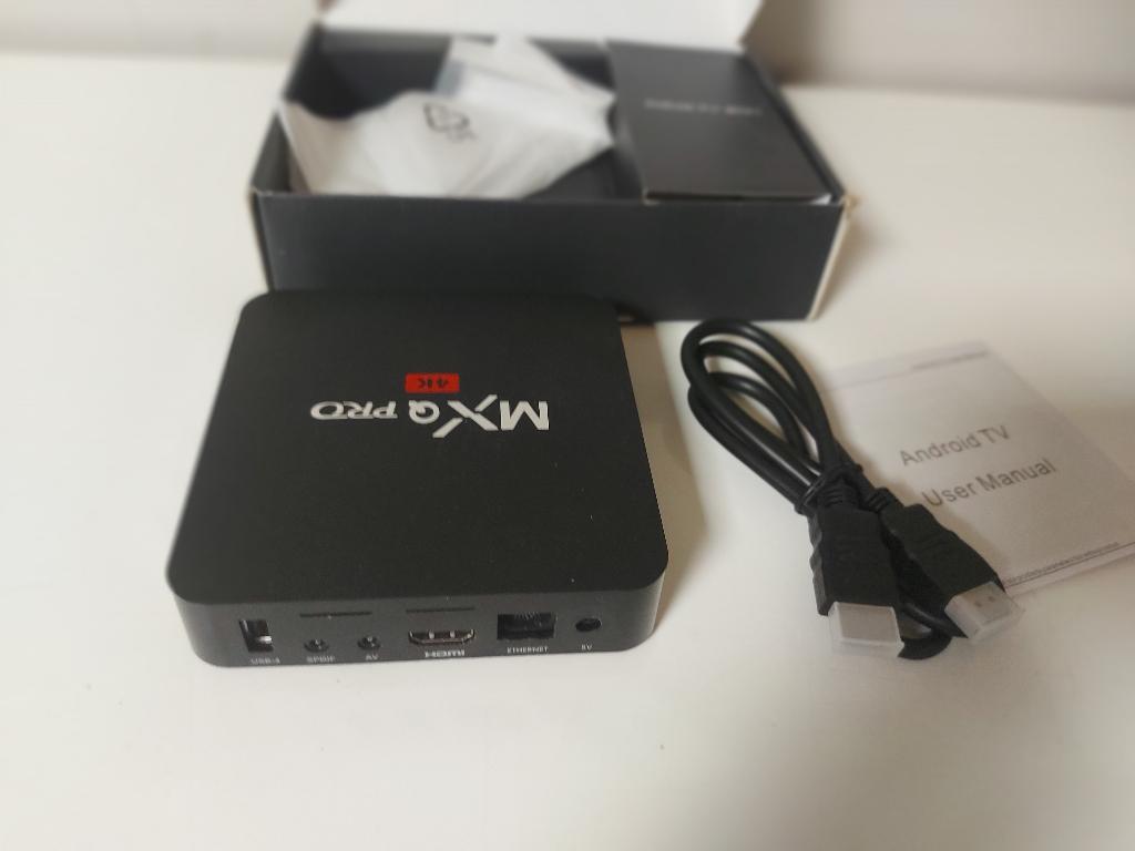 MXQ Pro 4K Box Android TV, TV, Hi-fi & Vidéo, Enlèvement ou Envoi, Comme neuf, Décodeur