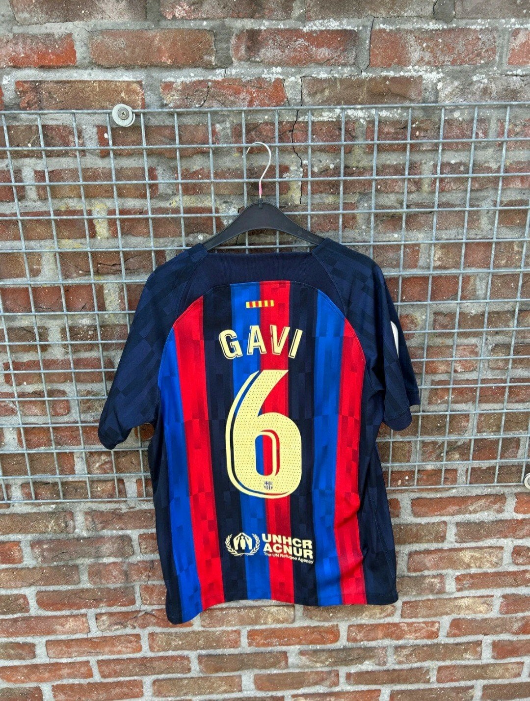 Voetbalshirt Barcelona, Sport en Fitness, Voetbal, Maat S, Ophalen of Verzenden, Gebruikt, Shirt