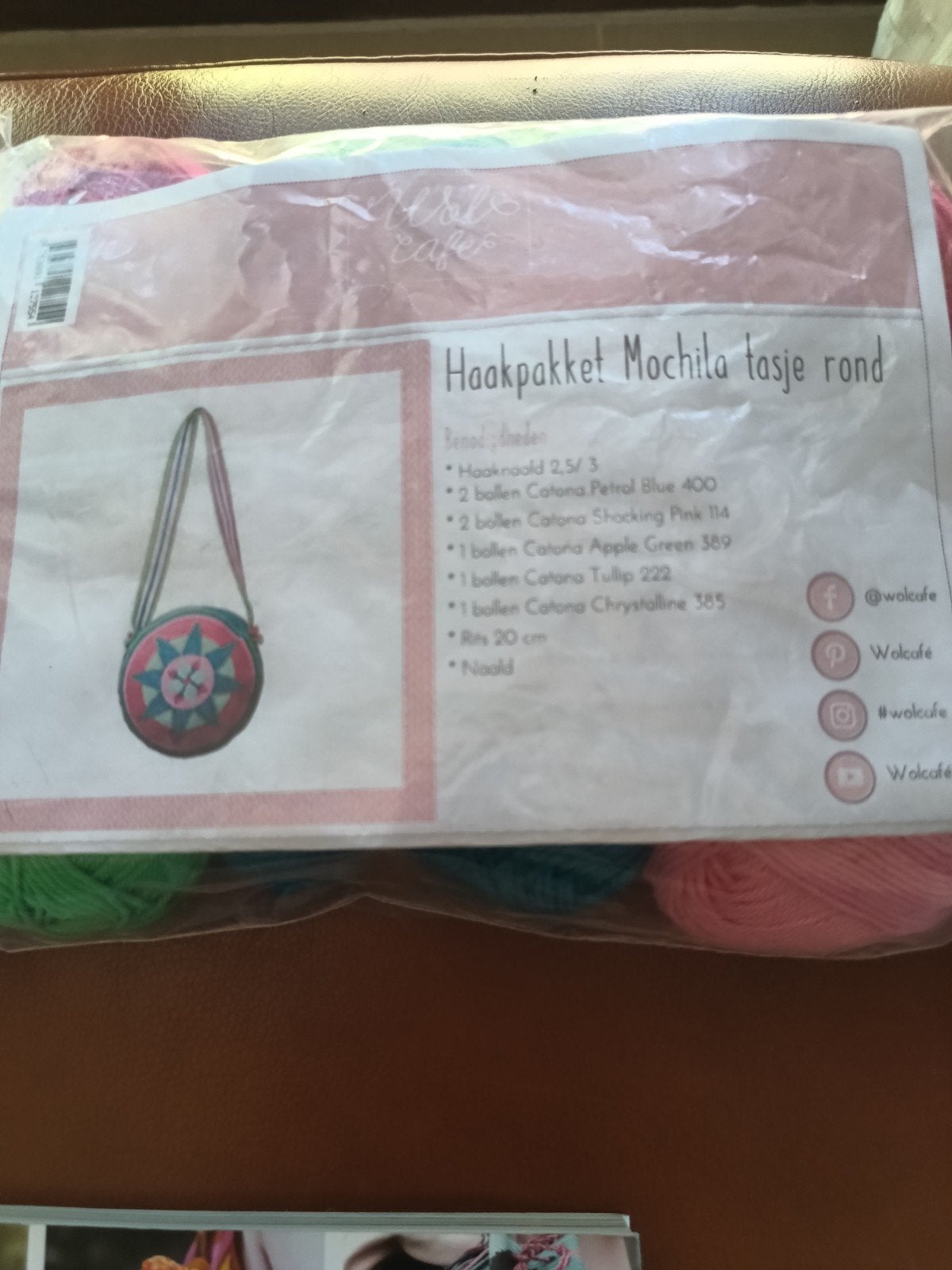 Mochilla tas Haakpakket,2 stuks, Ophalen