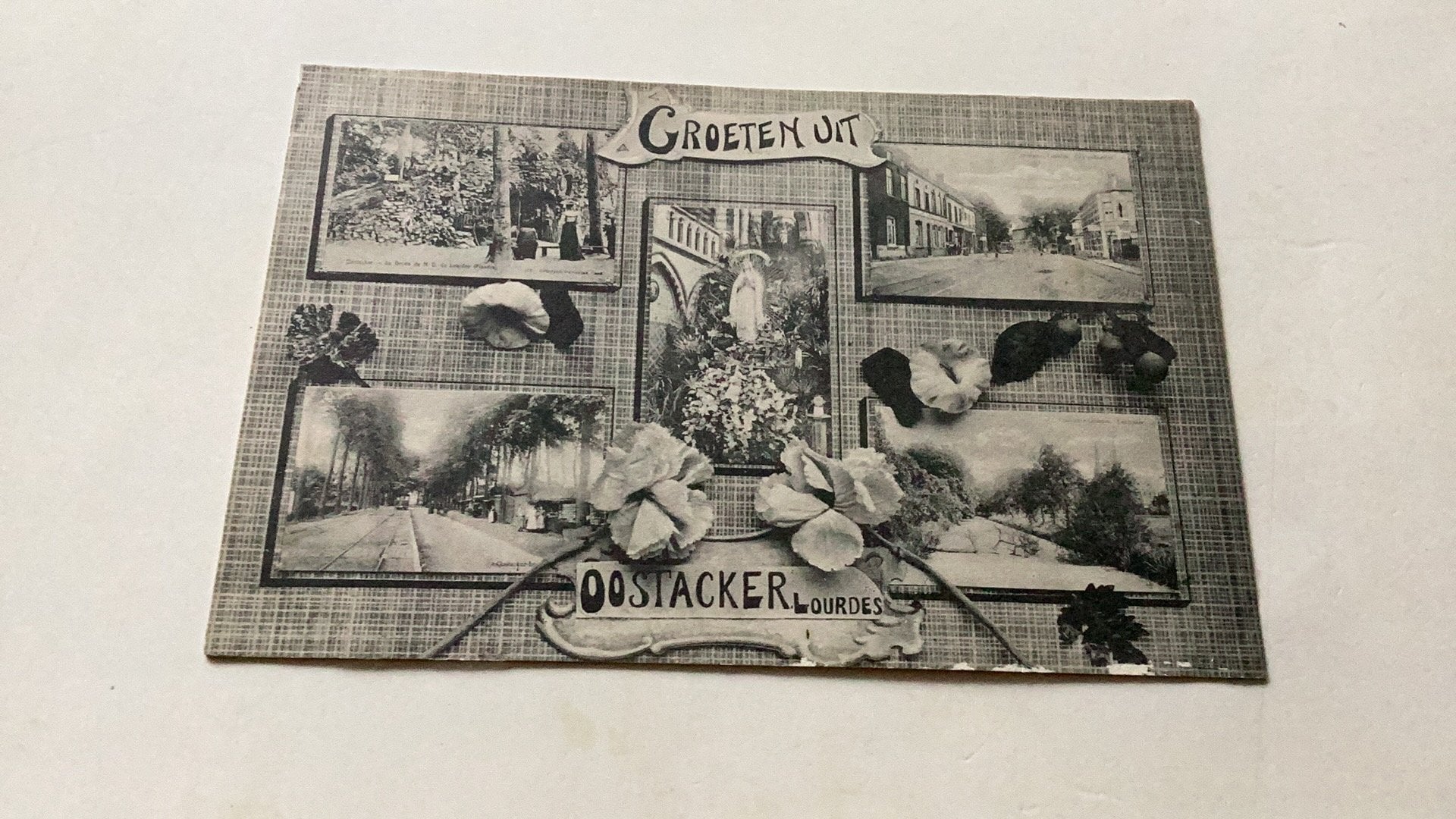 Oostacker groeten uit uit 1912, Ophalen of Verzenden