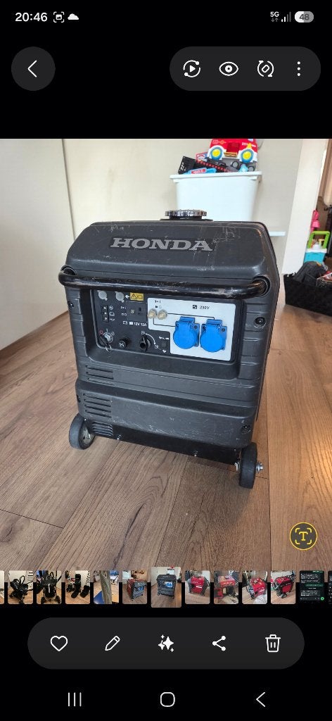 Honda EU30is aggregaat stroomgroep EU30is, Démarrage électrique, Utilisé, Essence, Moins de 5 kVA